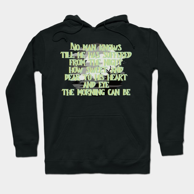 Dracula Quote Hoodie by Ferrajito